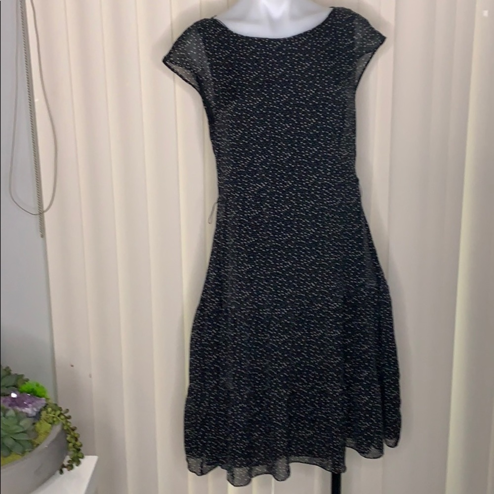 Hugo Boss 100% Silk Stardust Mini Dress Sz 12